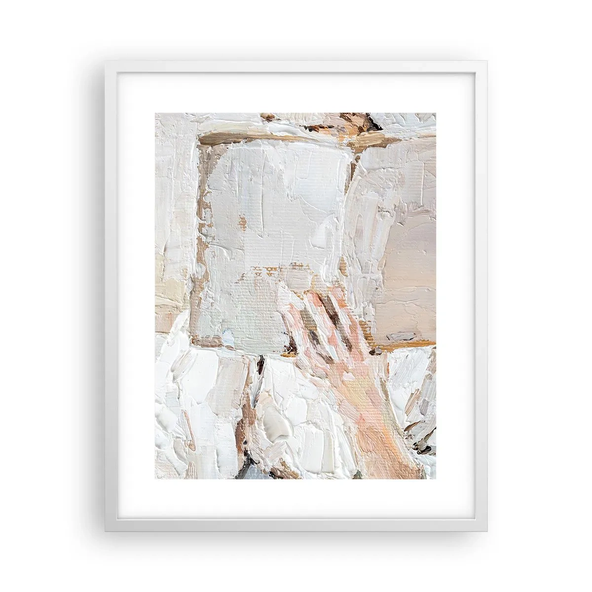 Póster en marco blanco - En otro mundo - 40x50 cm