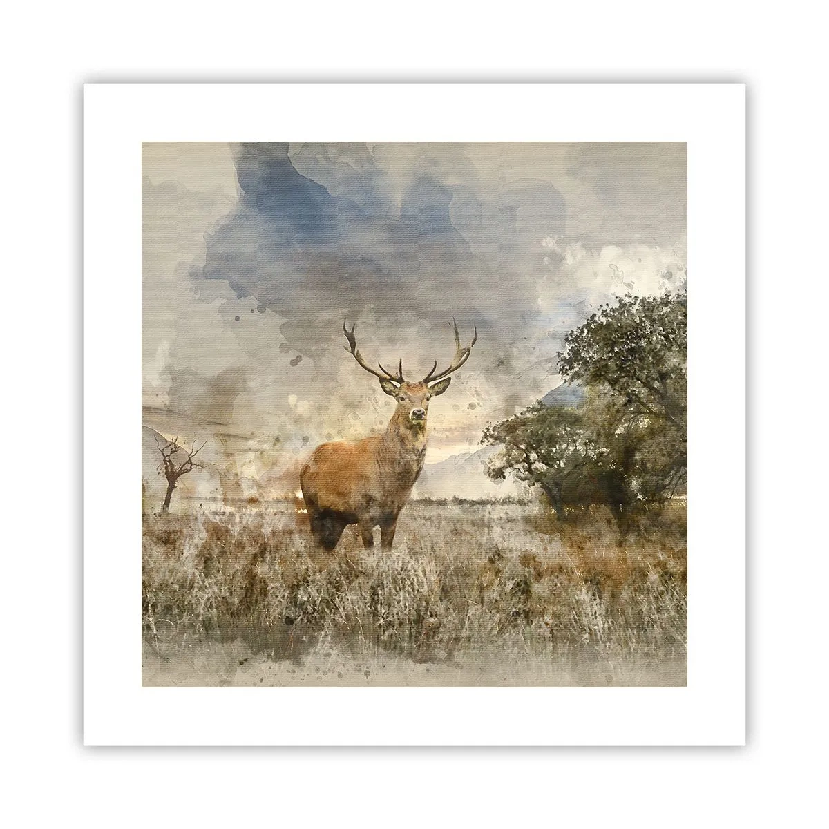 Póster - Dignidad - fuerza - encanto - 40x40 cm