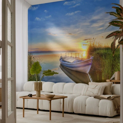 Fotomural Autadhesivo Deluxe Sticker - Sueños cumplidos - Paisaje, Lago, Lodz - 250x175 cm