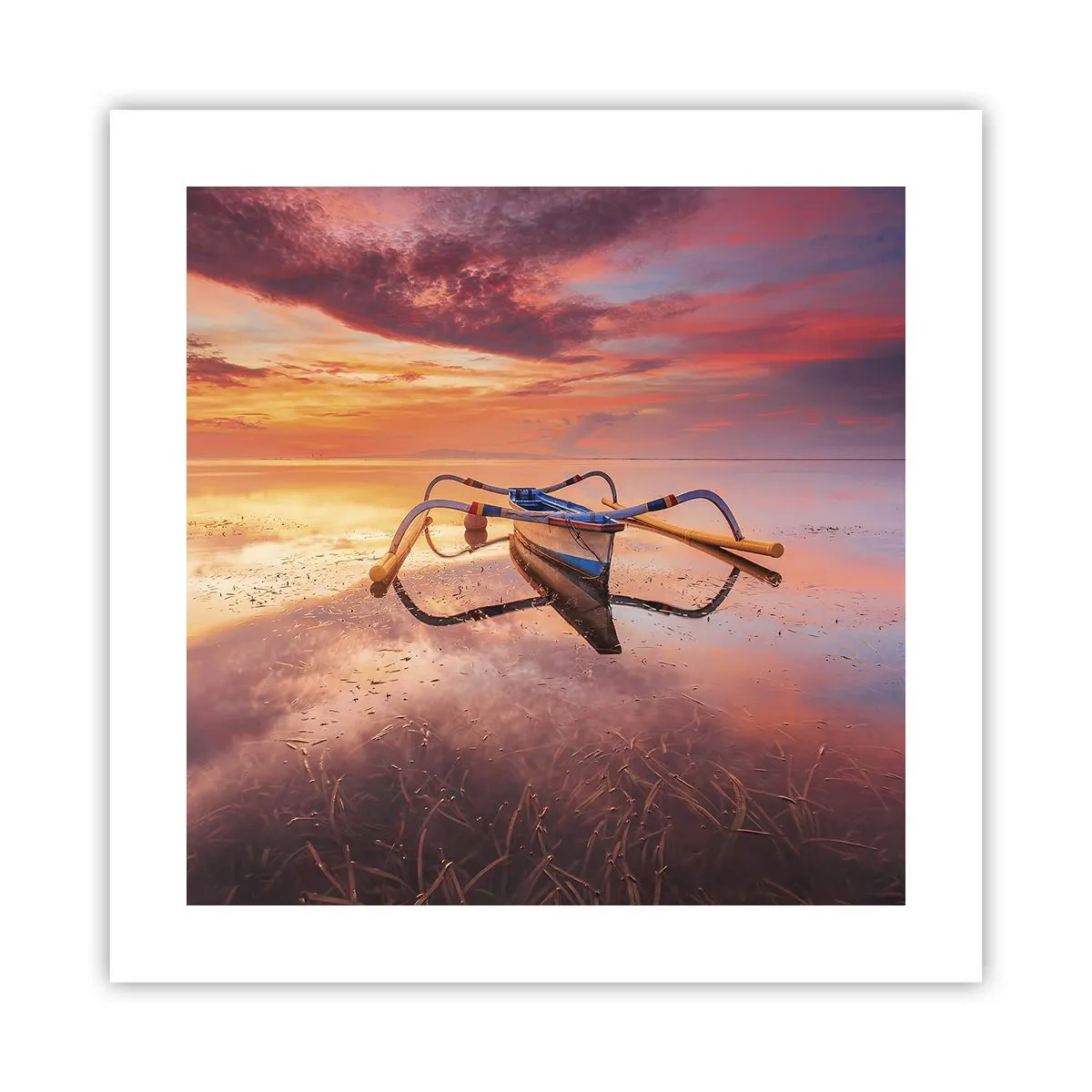 Póster - Calma de una tarde tropical - 40x40 cm