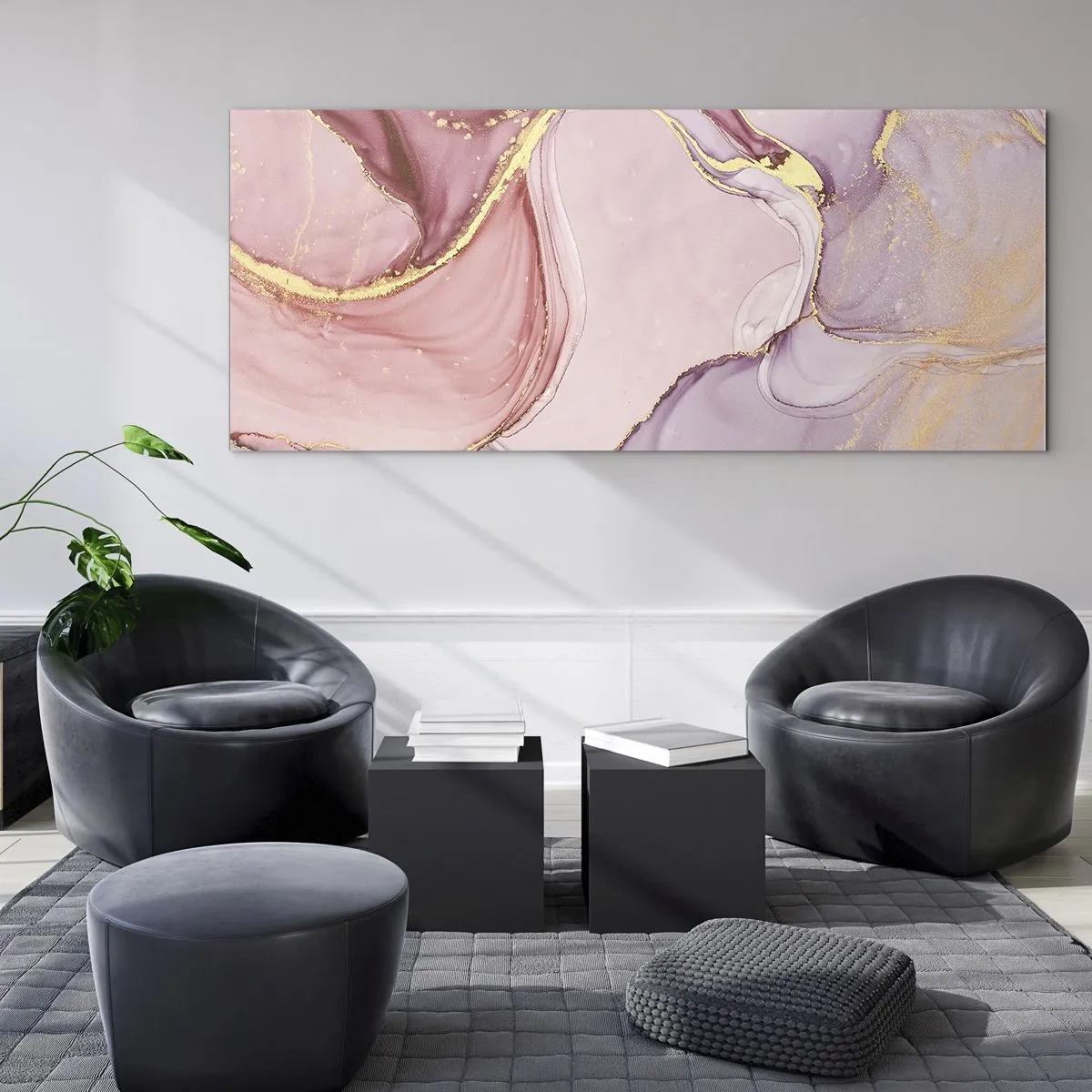 Cuadro sobre vidrio - Impresiones sobre Vidrio - Caricia de colores - 100x40 cm