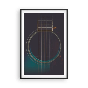 Póster en marco negro - Un momento antes de que suene - 61x91 cm