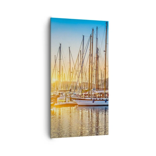 Cuadro sobre lienzo - Impresión de Imagen - El viento debe dormir también - 65x120 cm