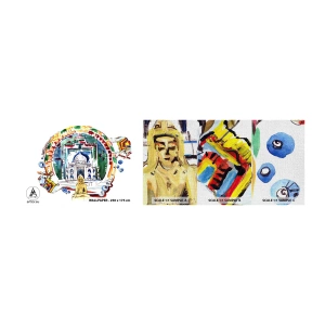 Muestra de fotomural Premium Canvas - Hindú - Buda, India, Budismo - 100x30 cm