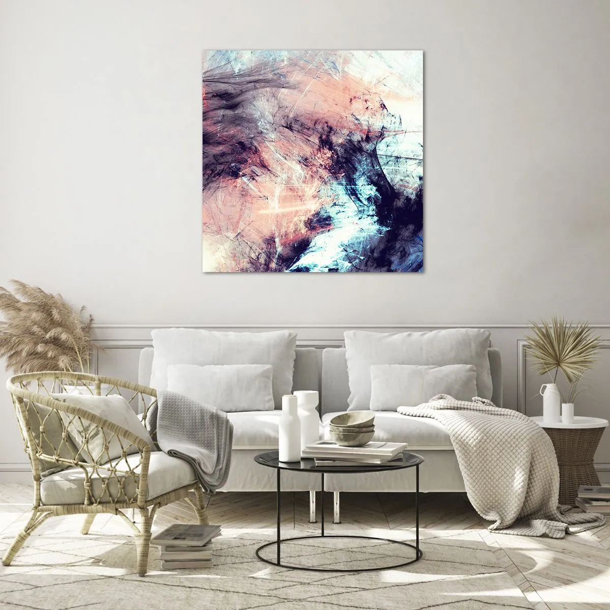 Cuadro sobre vidrio - Impresiones sobre Vidrio - Siente el viento - 70x70 cm