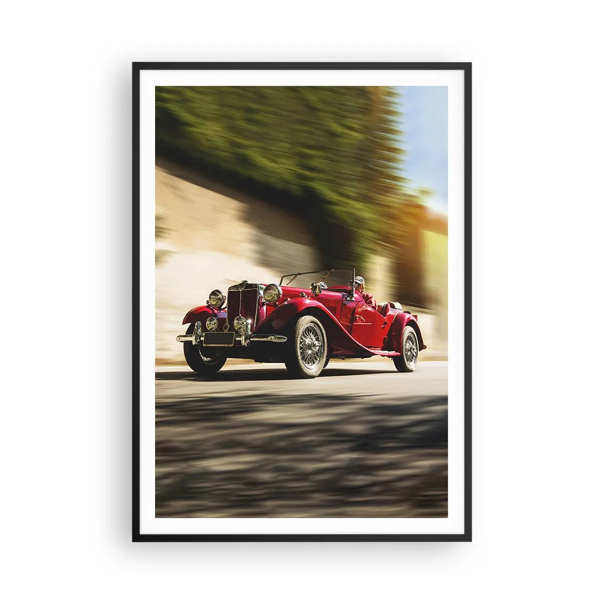 Póster en marco negro - Hermosa pieza de museo - 70x100 cm