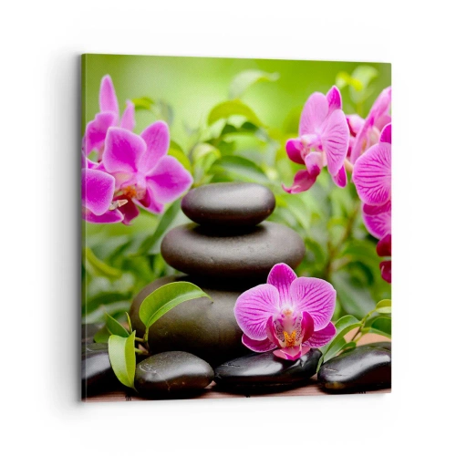 Cuadro sobre lienzo - Impresión de Imagen - Una pirámide de paz - 70x70 cm