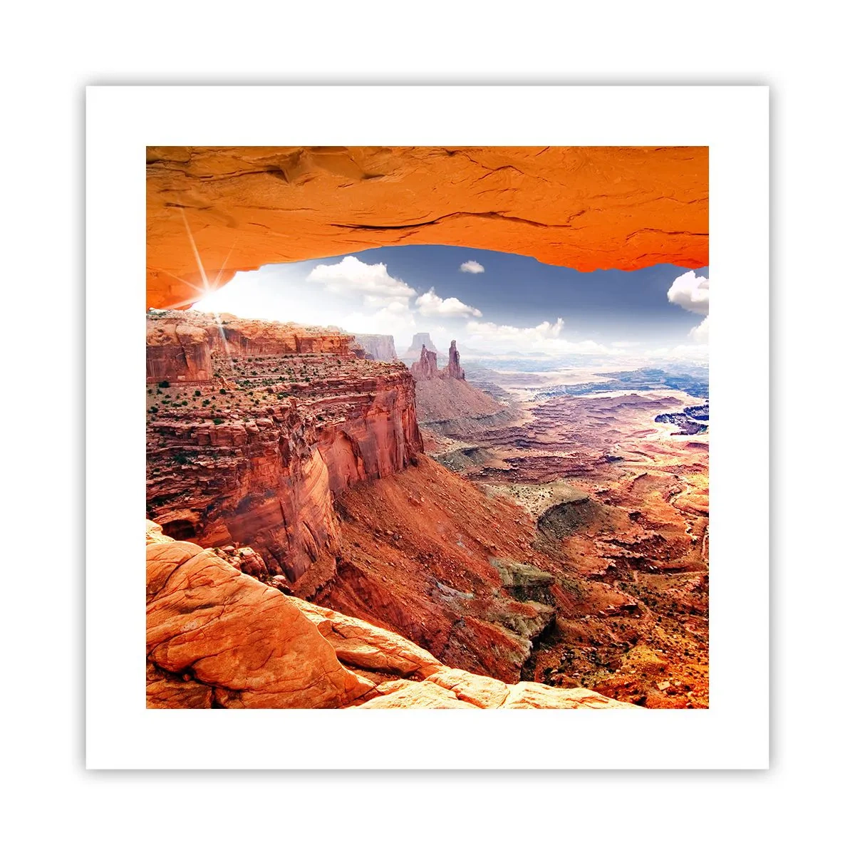 Póster - Tallado por la propia naturaleza - 40x40 cm