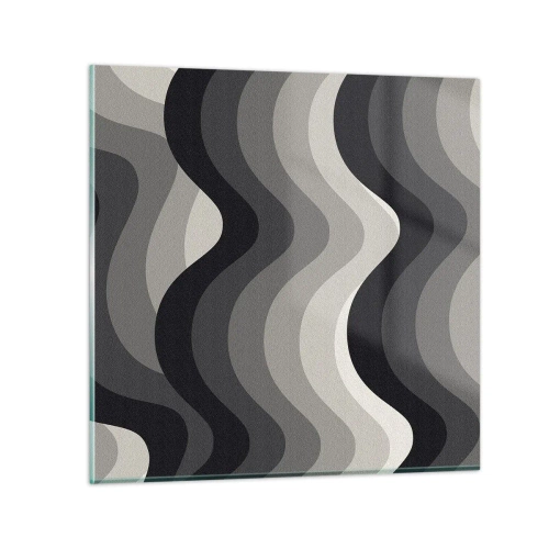 Cuadro sobre vidrio - Impresiones sobre Vidrio - Ola tras ola - 30x30 cm