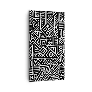 Cuadro sobre lienzo - Impresión de Imagen - Composición precolombina - 55x100 cm