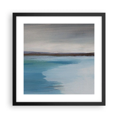 Póster en marco negro - Paisaje horizontal - 40x40 cm