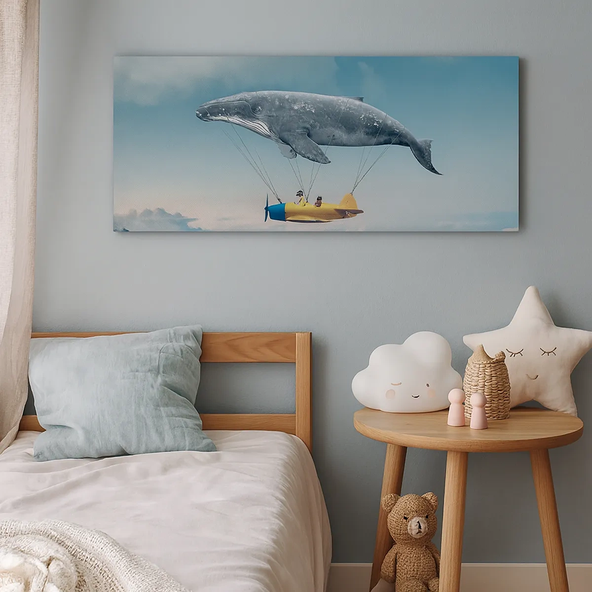 Cuadro sobre lienzo - Impresión de Imagen - ¿Por qué no? - 30x30 cm