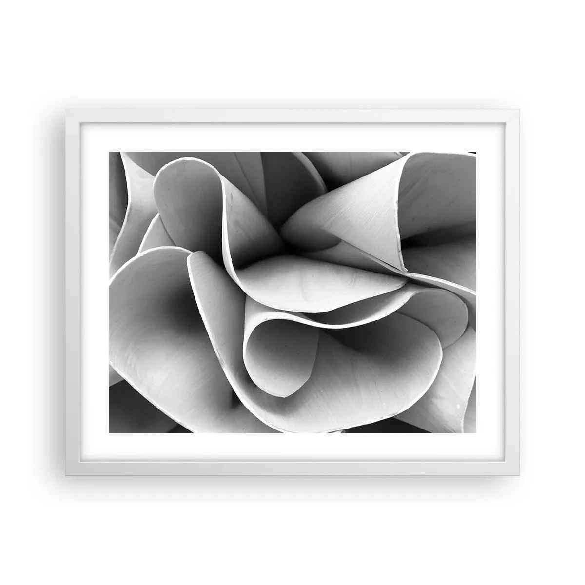 Póster en marco blanco - Sucede en el espacio - 50x40 cm