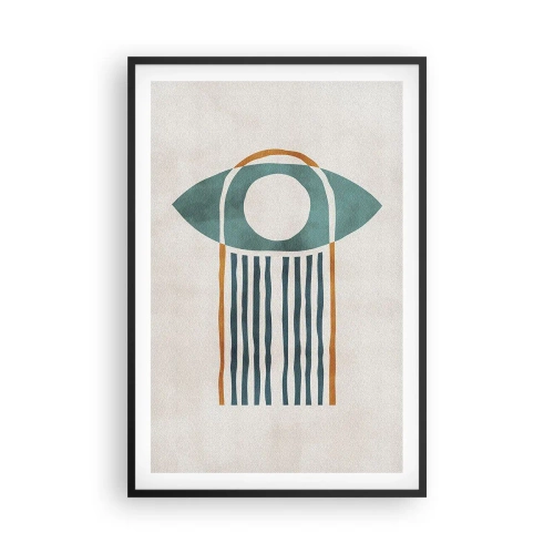 Póster en marco negro - Signos y rituales - 61x91 cm