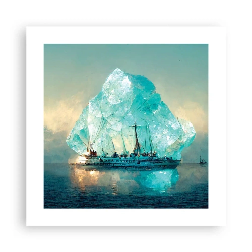 Póster - Diamante ártico - 40x40 cm
