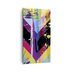Cuadro sobre lienzo - Impresión de Imagen - De arriba a abajo - 55x100 cm
