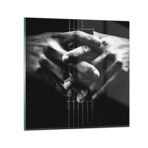 Cuadro sobre vidrio - Impresiones sobre Vidrio - La oración del artista - 30x30 cm