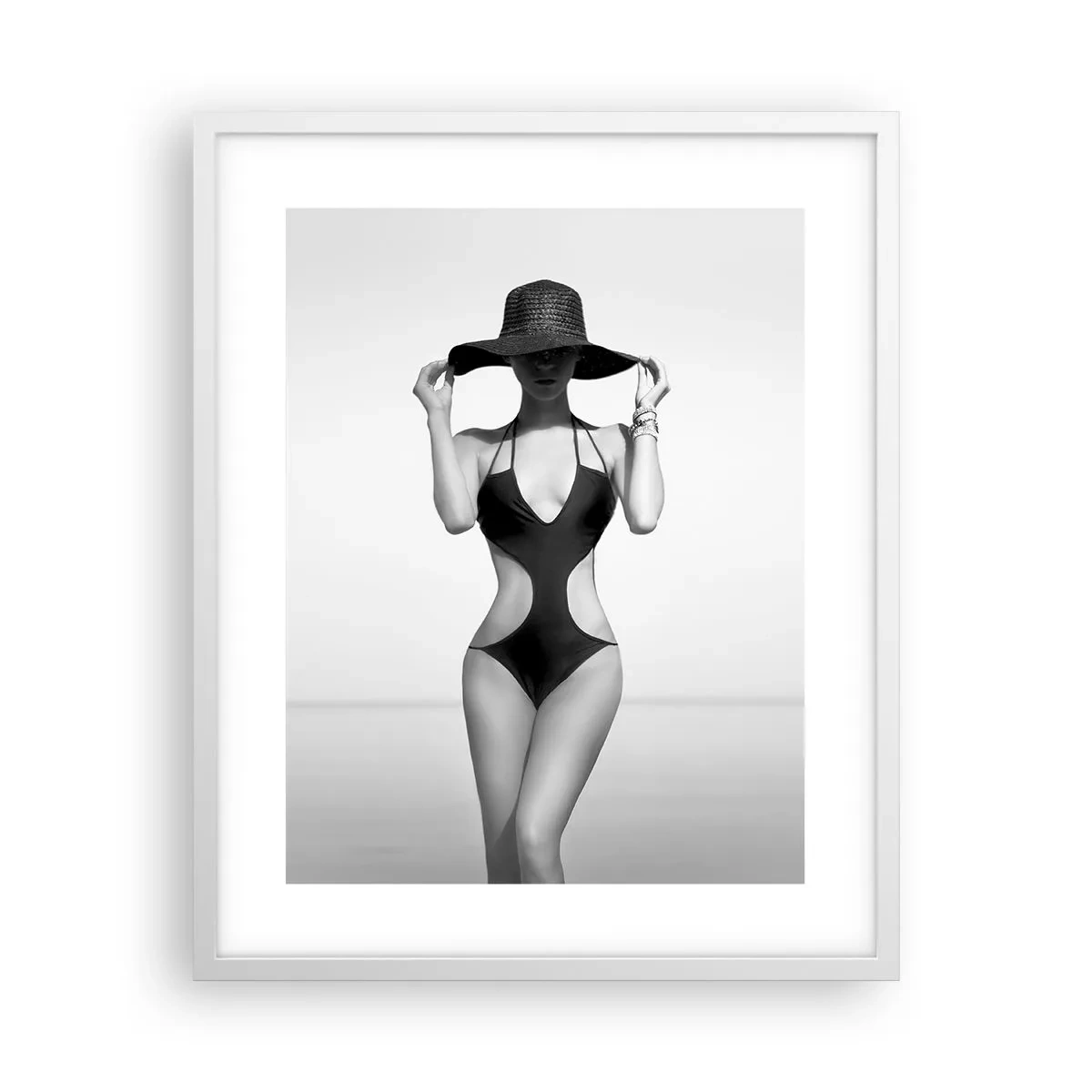 Póster en marco blanco - Mi nombre es Elegancia - 40x50 cm