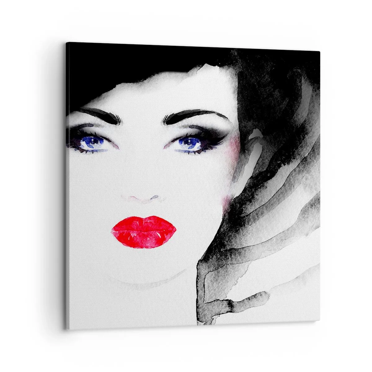 Cuadro sobre lienzo - Impresión de Imagen - Lenguaje no verbal - 50x50 cm