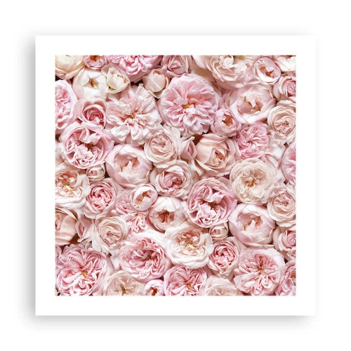 Póster - Salpicado de rosas - 50x50 cm