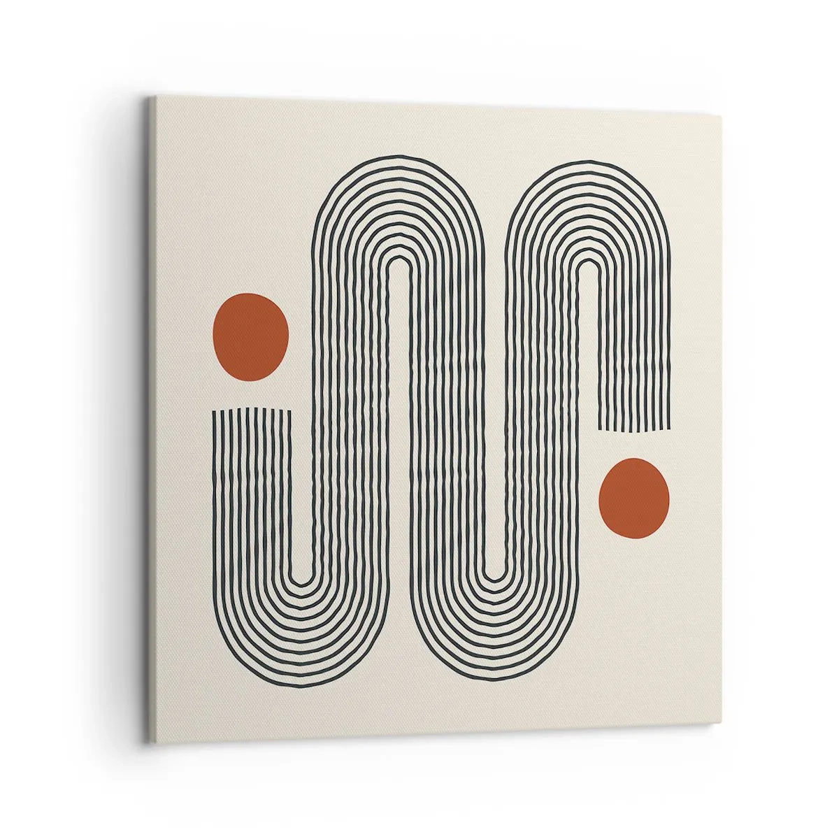 Cuadro sobre lienzo - Impresión de Imagen - De principio a fin - 50x50 cm