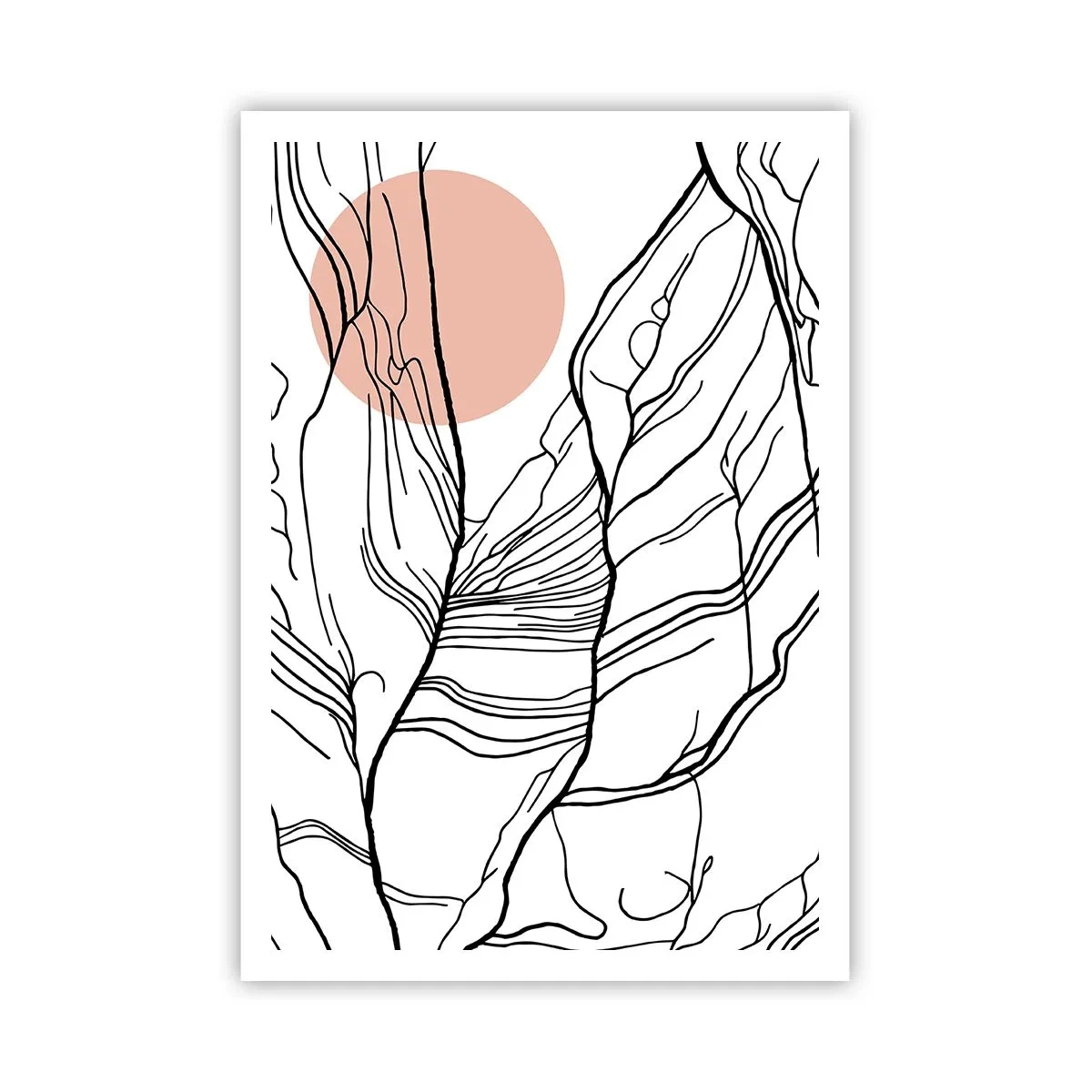 Póster - En una red de ramas - 70x100 cm