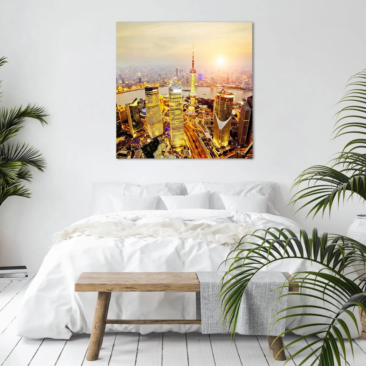 Cuadro sobre lienzo - Impresión de Imagen - Sueño asiático - 70x70 cm