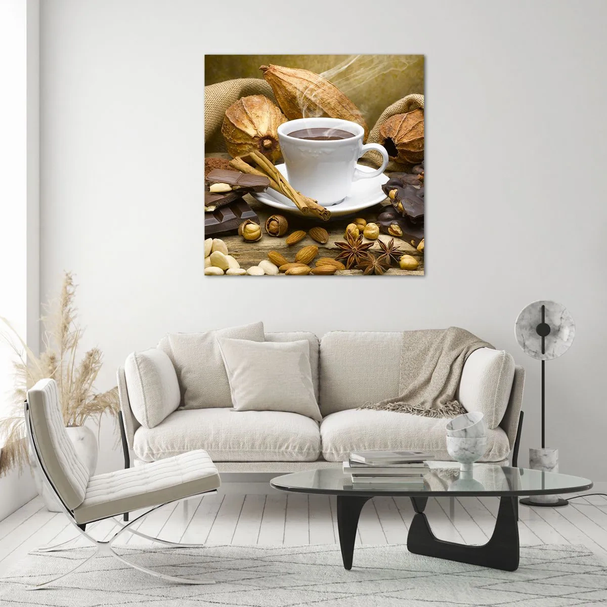 Cuadro sobre vidrio - Impresiones sobre Vidrio - Para los que buscan emociones - 40x40 cm