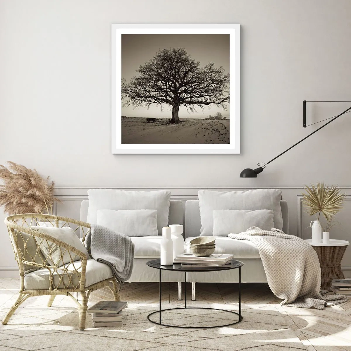 Póster en marco blanco - De aquí a la eternidad - 50x50 cm