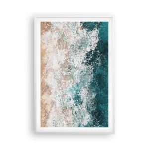 Póster en marco blanco - Historias del mar - 61x91 cm