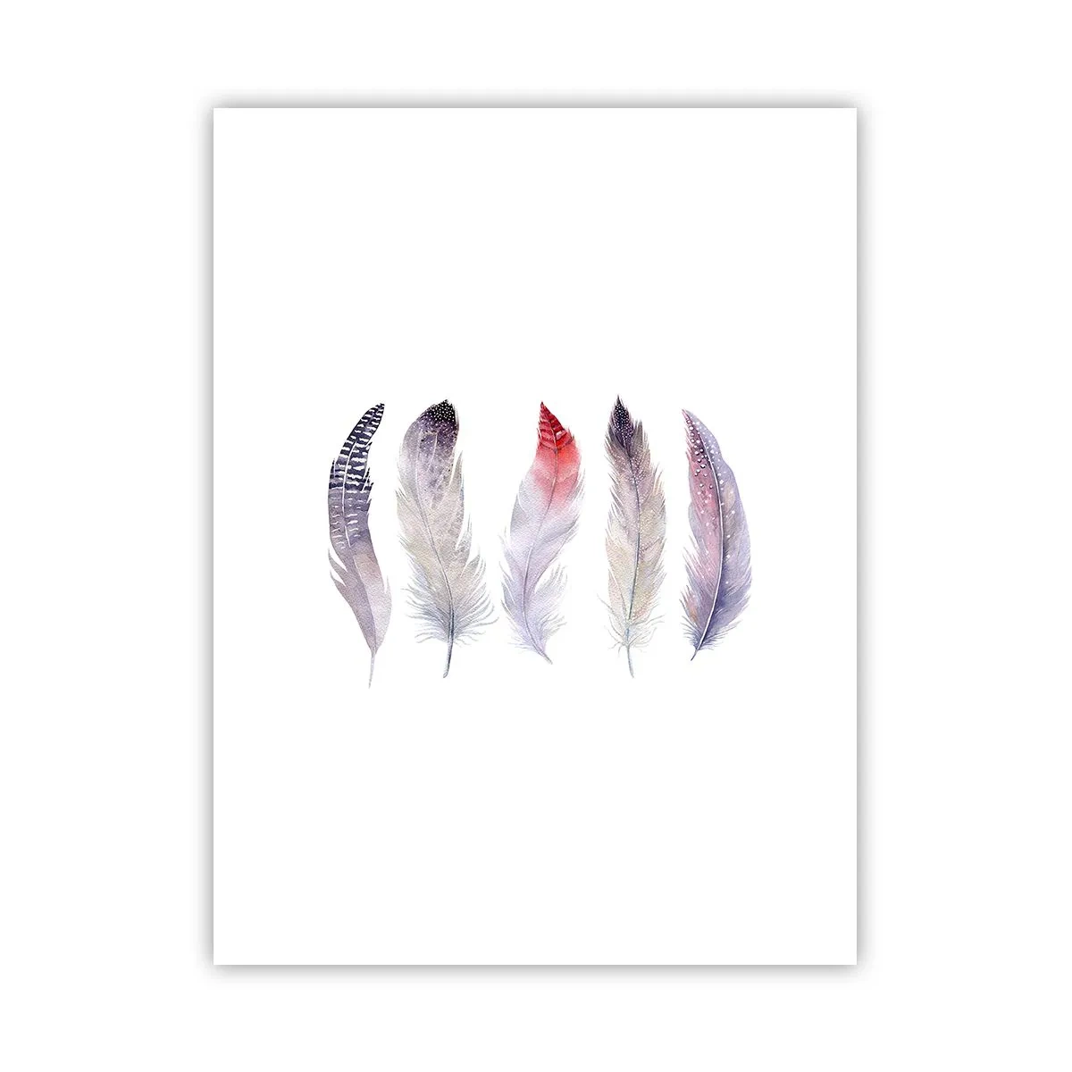 Póster - Suave como la niebla de muchos colores - 30x40 cm