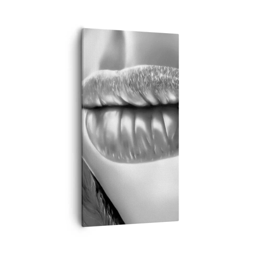 Cuadro sobre lienzo - Impresión de Imagen - Sé lo que estás pensando... - 55x100 cm