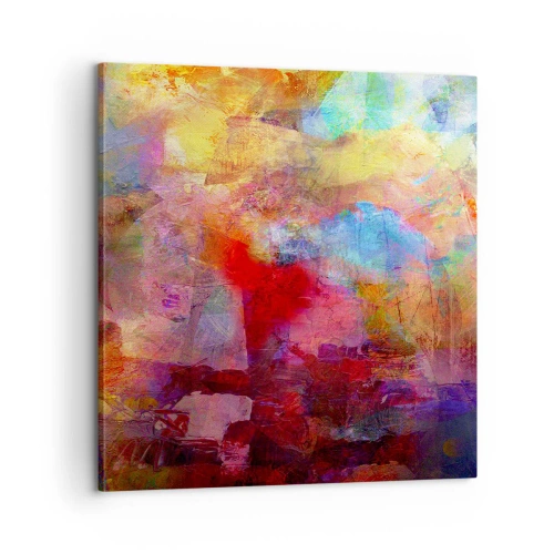 Cuadro sobre lienzo - Impresión de Imagen - Mira dentro del arco iris - 60x60 cm