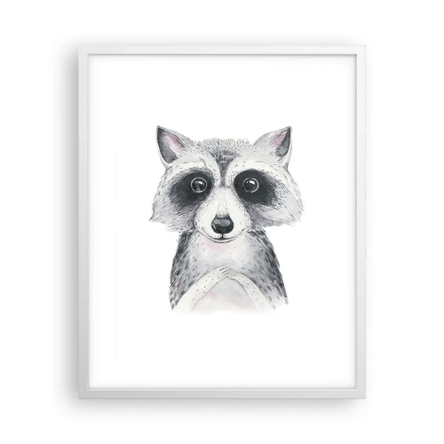 Póster en marco blanco - Un momento para la emoción - 40x50 cm