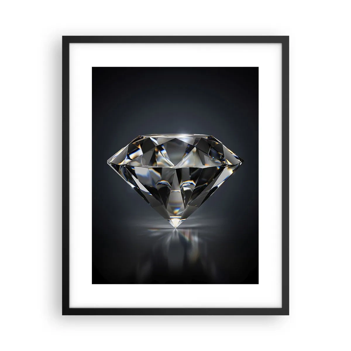 Póster en marco negro - Riqueza y belleza - 40x50 cm