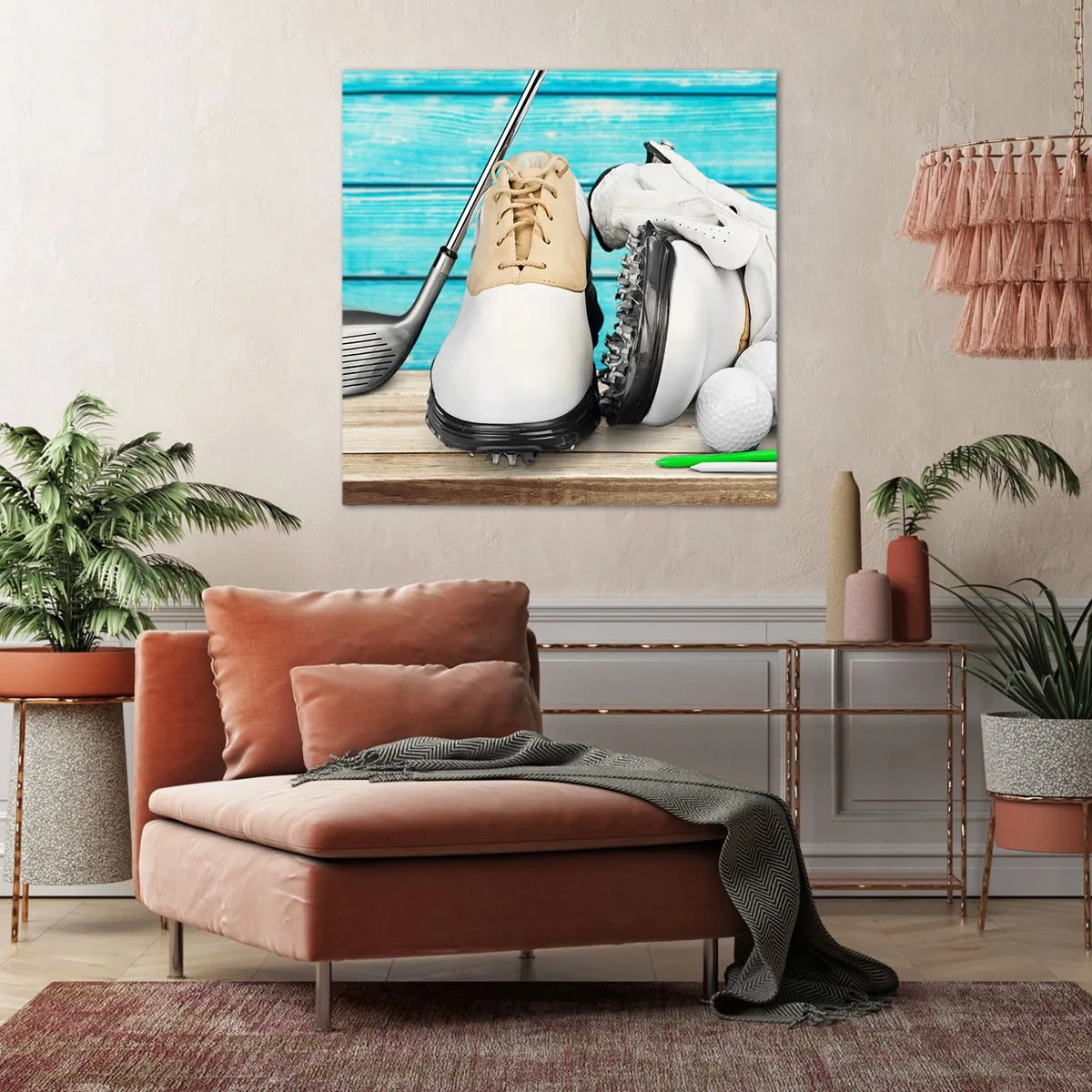 Cuadro sobre lienzo - Impresión de Imagen - Todo listo - 70x70 cm