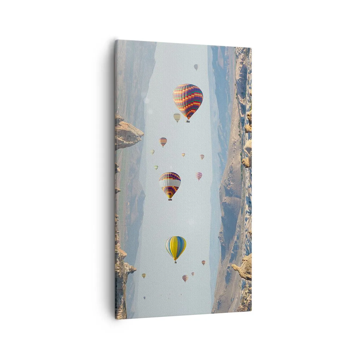 Cuadro sobre lienzo - Impresión de Imagen - Aquí todo es posible - 55x100 cm