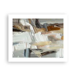 Póster - Estratificación de colores - 50x40 cm