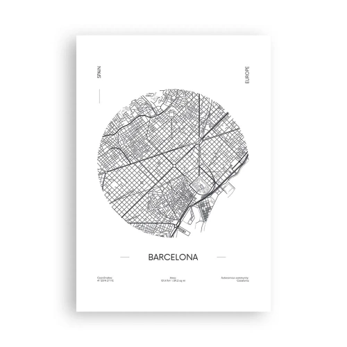 Póster - Anatomía de Barcelona - 70x100 cm