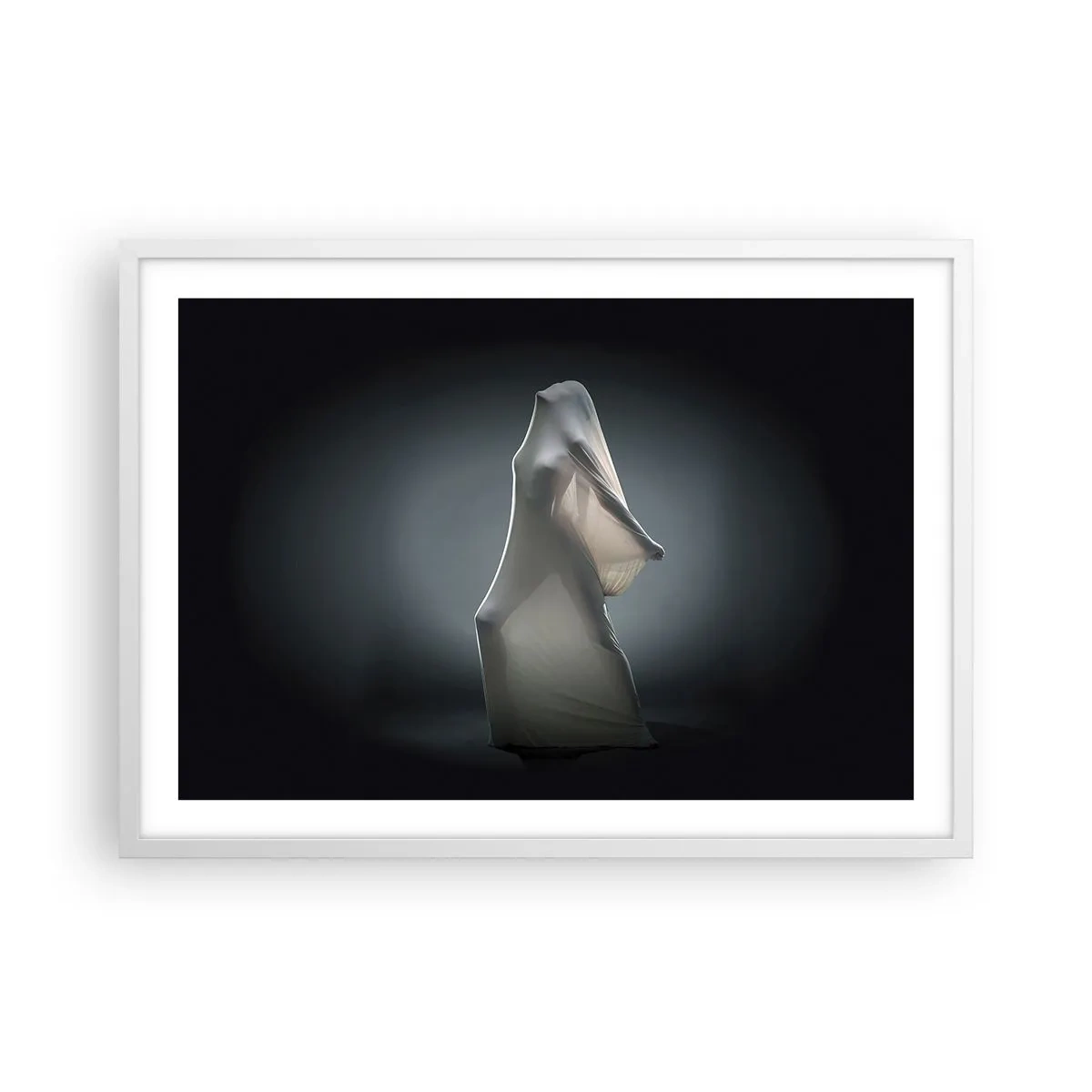 Póster en marco blanco - Deseos ocultos - 70x50 cm