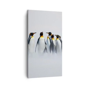 Cuadro sobre lienzo - Impresión de Imagen - Reunión en traje de noche - 45x80 cm