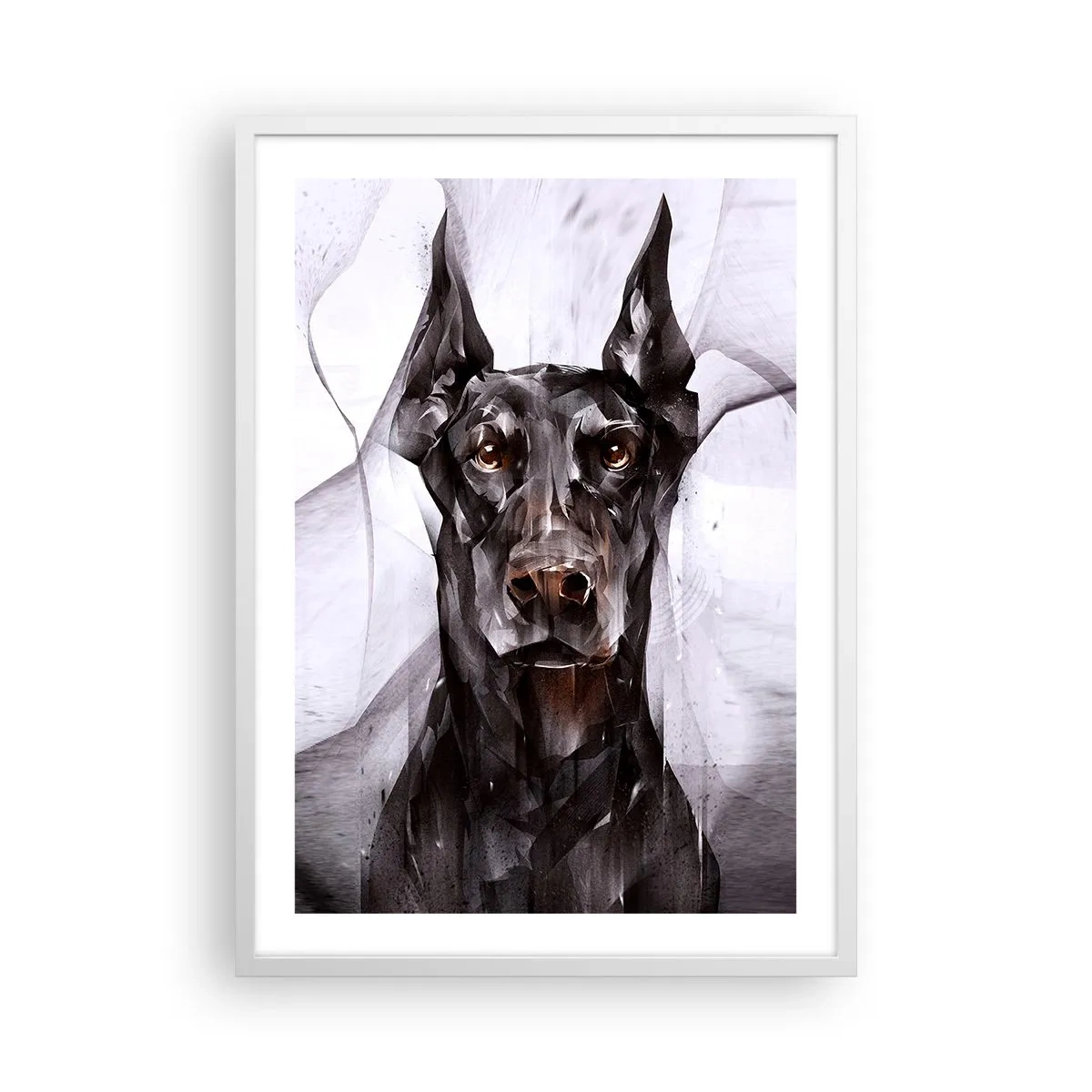 Póster en marco blanco - Nacido noble - 50x70 cm