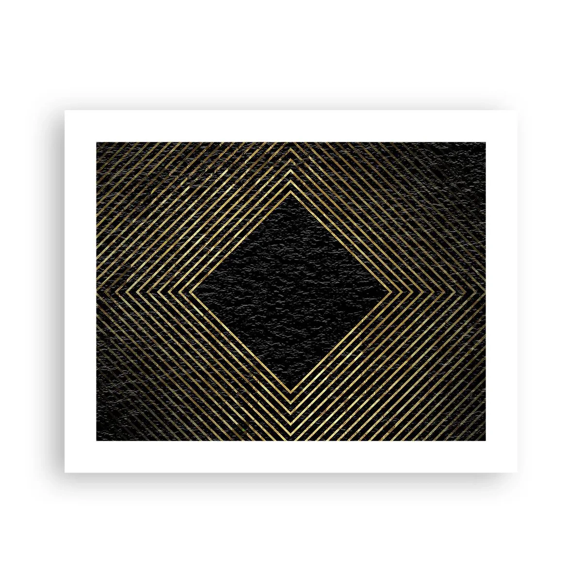 Póster - Geometría al estilo glamour - 50x40 cm