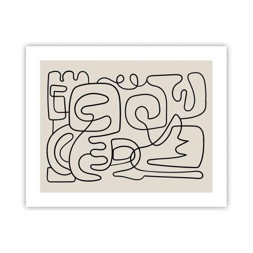 Póster - El camino correcto - 50x40 cm