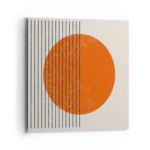 Cuadro sobre lienzo - Impresión de Imagen - Siempre el sol - 70x70 cm