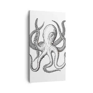 Cuadro sobre lienzo - Impresión de Imagen - Bailando con olas - 45x80 cm