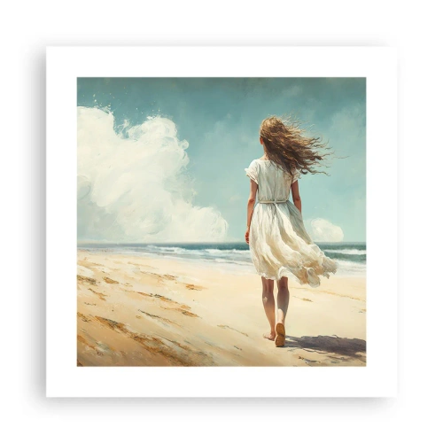 Póster - Al encuentro del sol y del viento - 40x40 cm