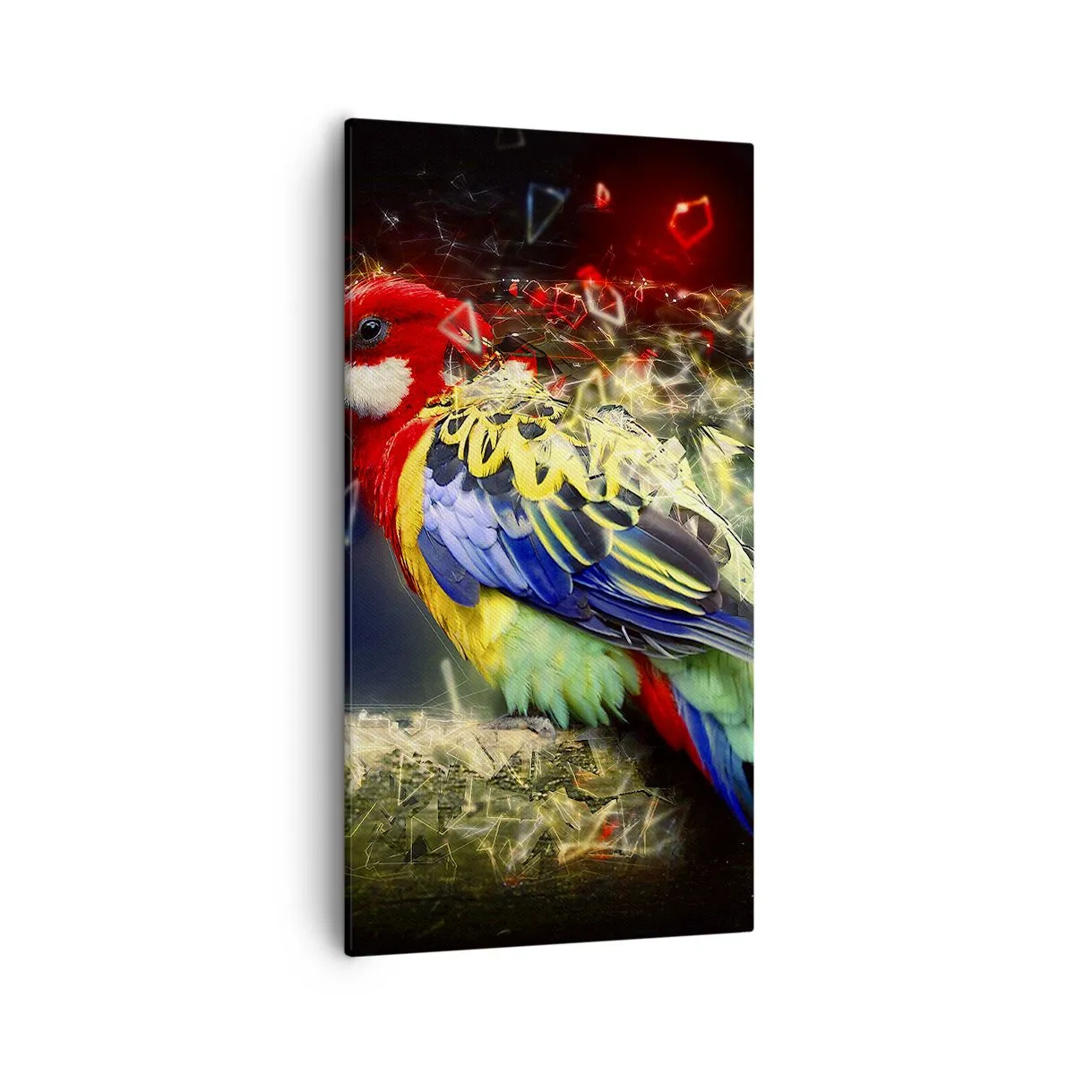 Cuadro sobre lienzo - Impresión de Imagen - Un mensajero del glamour - 55x100 cm