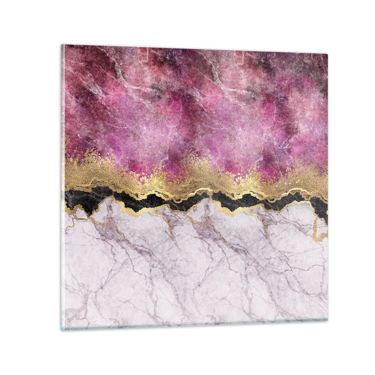 Cuadro sobre vidrio - Impresiones sobre Vidrio - En la frontera - 50x50 cm