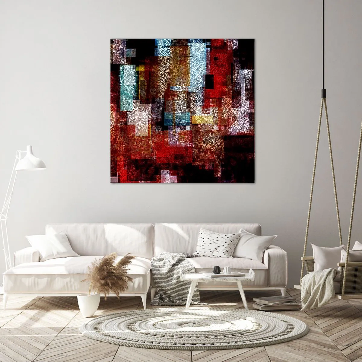 Cuadro sobre lienzo - Impresión de Imagen - Confusión y desconcierto - 40x40 cm